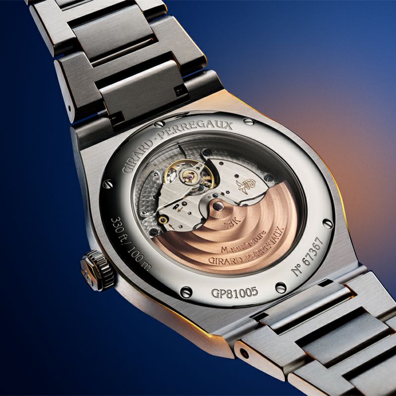 GIRARD-PERREGAUX LAUREATO 38mm MIDNIGHT BLUE ジラール・ペルゴ ロレアート 38mm ミッドナイトブルー 81005-11-3460-1CM