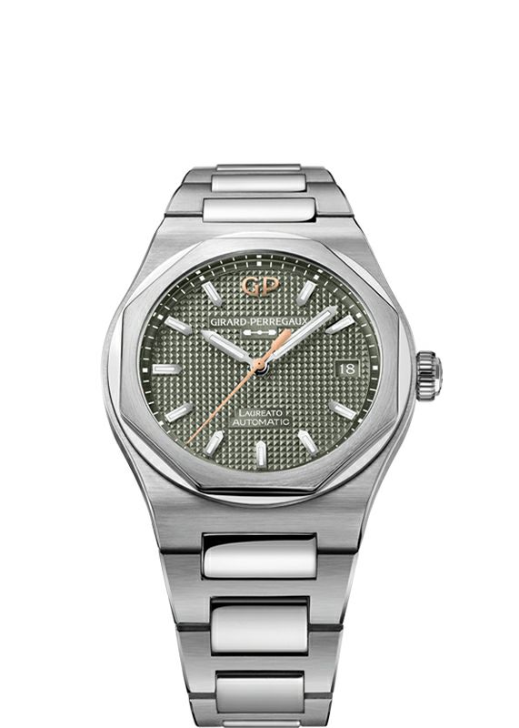 GIRARD-PERREGAUX LAUREATO 38mm SAGE GREEN ジラール・ペルゴ ロレアート 38mm セージグリーン 81005-11-3407-1CM