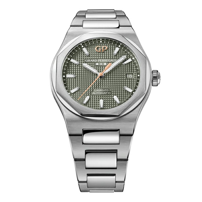 GIRARD-PERREGAUX LAUREATO 38mm SAGE GREEN ジラール・ペルゴ ロレアート 38mm セージグリーン 81005-11-3407-1CM