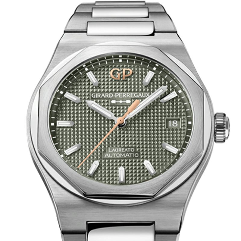 GIRARD-PERREGAUX LAUREATO 38mm SAGE GREEN ジラール・ペルゴ ロレアート 38mm セージグリーン 81005-11-3407-1CM
