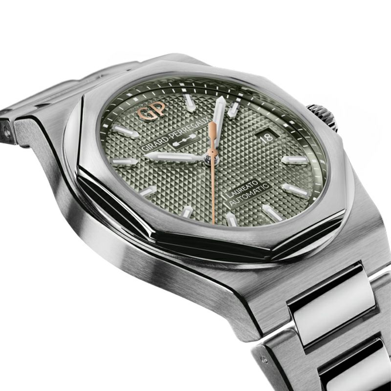 GIRARD-PERREGAUX LAUREATO 38mm SAGE GREEN ジラール・ペルゴ ロレアート 38mm セージグリーン 81005-11-3407-1CM