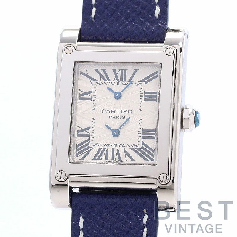 中古】CARTIER TANK A VIS WATCH TWO TIME ZORN LARGE MODEL CPCP カルティエ タンク ア ヴィス  2タイムゾーン LM CPCP W1534351｜ヴィンテージブランド｜時計・腕時計の通販サイトBEST ISHIDA（正規・中古販売店）