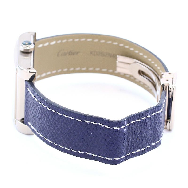 【中古】CARTIER TANK A VIS WATCH TWO TIME ZORN LARGE MODEL CPCP カルティエ タンク ア ヴィス 2タイムゾーン LM CPCP W1534351