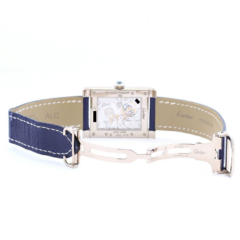 【中古】CARTIER TANK A VIS WATCH TWO TIME ZORN LARGE MODEL CPCP カルティエ タンク ア ヴィス 2タイムゾーン LM CPCP W1534351