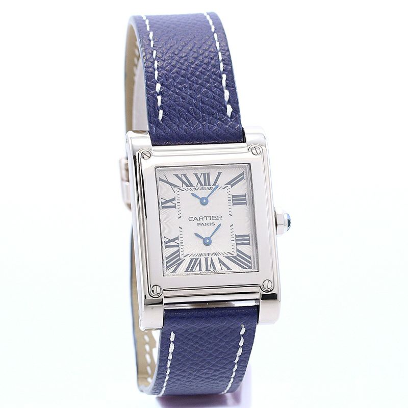 【中古】CARTIER TANK A VIS WATCH TWO TIME ZORN LARGE MODEL CPCP カルティエ タンク ア ヴィス 2タイムゾーン LM CPCP W1534351