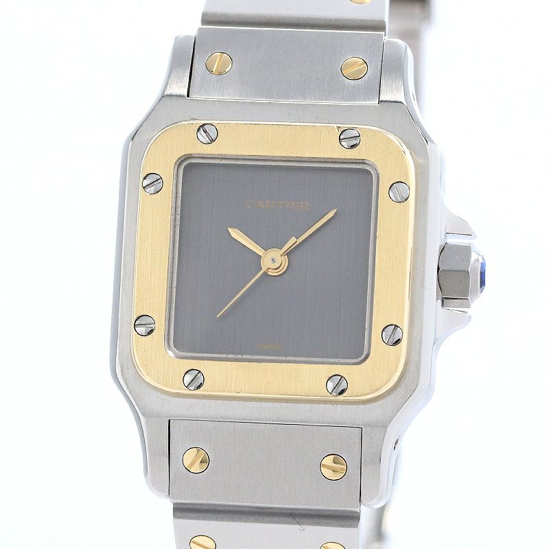 中古】CARTIER SANTOS CARREE / SANTOS GALBEE SMALL MODEL カルティエ