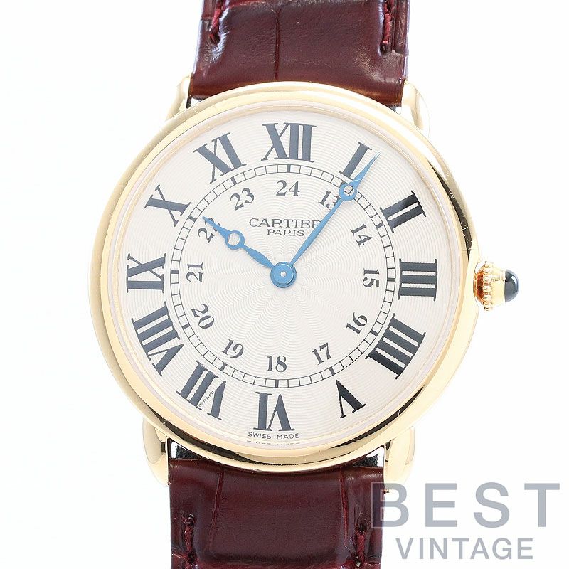 中古】CARTIER RONDE LOUIS CARTIER LM CPCP カルティエ ロンド ルイ 