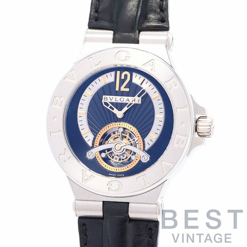 【中古】BVLGARI  DIAGONO TOURBILLON LIMITED EDITION ブルガリ ディアゴノ トゥールビヨン リミテッドエディション 101690 (DG42PTB)