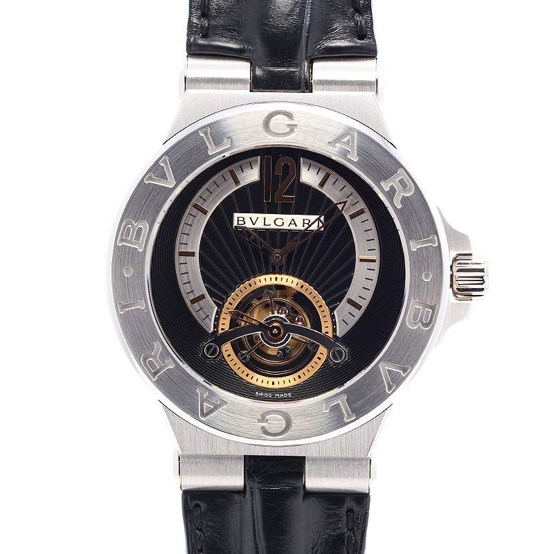 【中古】BVLGARI  DIAGONO TOURBILLON LIMITED EDITION ブルガリ ディアゴノ トゥールビヨン リミテッドエディション 101690 (DG42PTB)