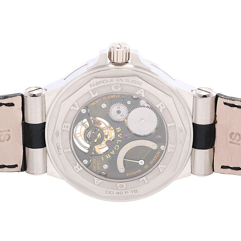 【中古】BVLGARI  DIAGONO TOURBILLON LIMITED EDITION ブルガリ ディアゴノ トゥールビヨン リミテッドエディション 101690 (DG42PTB)