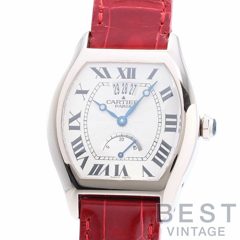 【中古】CARTIER TORTUE LARGE MODEL DATE & POWER RESERVE CPCP <br>カルティエ トーチュ LM デイト&パワーリザーブ CPCP <br>W1542751