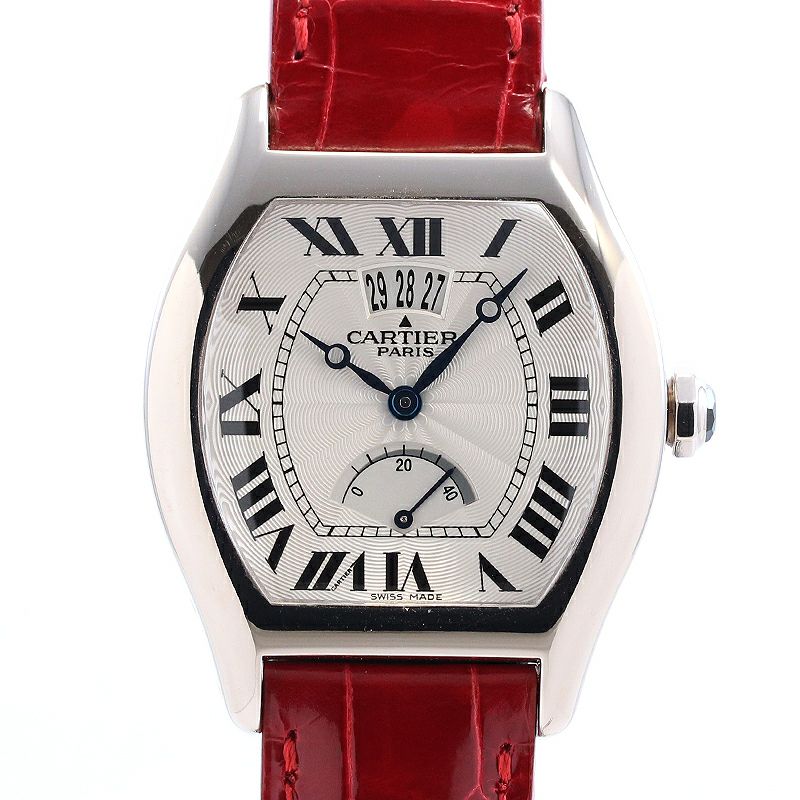 【中古】CARTIER TORTUE LARGE MODEL DATE & POWER RESERVE CPCP <br>カルティエ トーチュ LM デイト&パワーリザーブ CPCP <br>W1542751