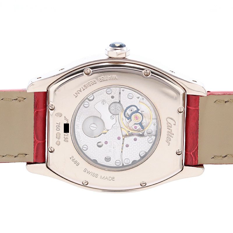 中古】CARTIER TORTUE LARGE MODEL DATE & POWER RESERVE CPCP