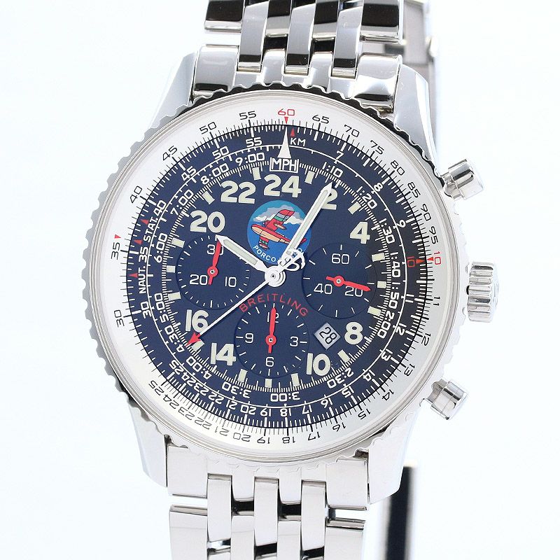 【中古】BREITLING NAVITIMER COSMONAUTE FLYBACK PORCO ROSSO <br>ブライトリング ナビタイマー コスモノート フライバック ポルコロッソ <br>A2232208/B612/423A (A222BPRNP)