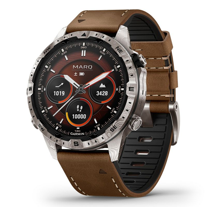 GARMIN MARQ Adventurer (Gen 2) Damascus Steel Edition <br>ガーミン マーク アドベンチャラー ジェンツー ダマスカス鋼 エディション <br>010-03393-D2