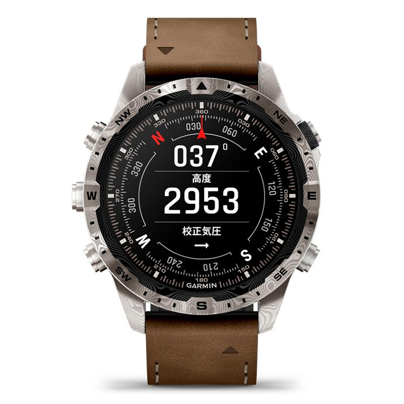 GARMIN MARQ Adventurer (Gen 2) Damascus Steel Edition <br>ガーミン マーク アドベンチャラー ジェンツー ダマスカス鋼 エディション <br>010-03393-D2