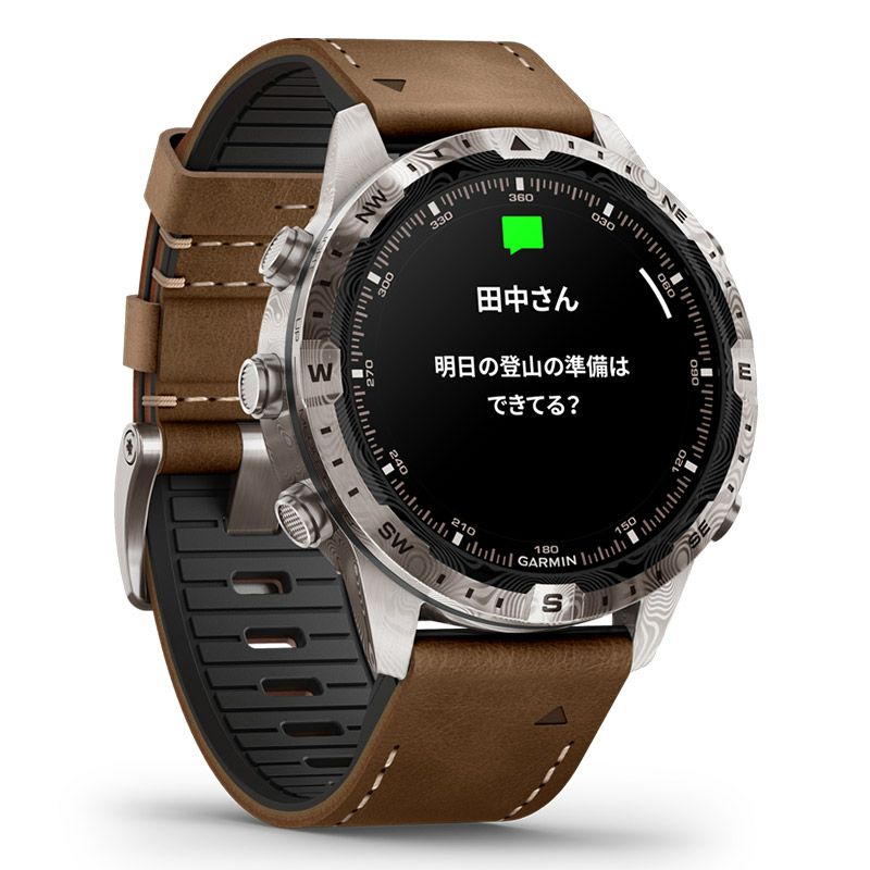 GARMIN MARQ Adventurer (Gen 2) Damascus Steel Edition <br>ガーミン マーク アドベンチャラー ジェンツー ダマスカス鋼 エディション <br>010-03393-D2