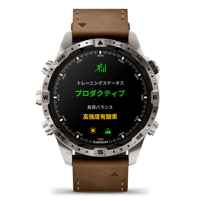 GARMIN MARQ Adventurer (Gen 2) Damascus Steel Edition <br>ガーミン マーク アドベンチャラー ジェンツー ダマスカス鋼 エディション <br>010-03393-D2