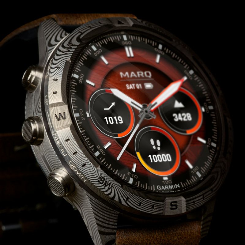 GARMIN MARQ Adventurer (Gen 2) Damascus Steel Edition <br>ガーミン マーク アドベンチャラー ジェンツー ダマスカス鋼 エディション <br>010-03393-D2
