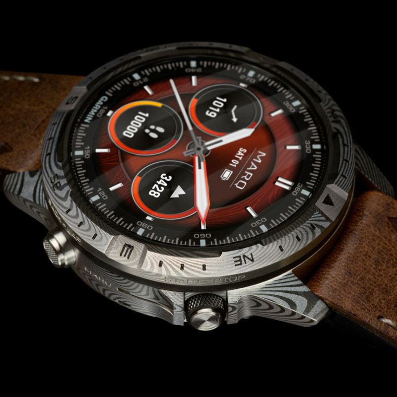 GARMIN MARQ Adventurer (Gen 2) Damascus Steel Edition <br>ガーミン マーク アドベンチャラー ジェンツー ダマスカス鋼 エディション <br>010-03393-D2