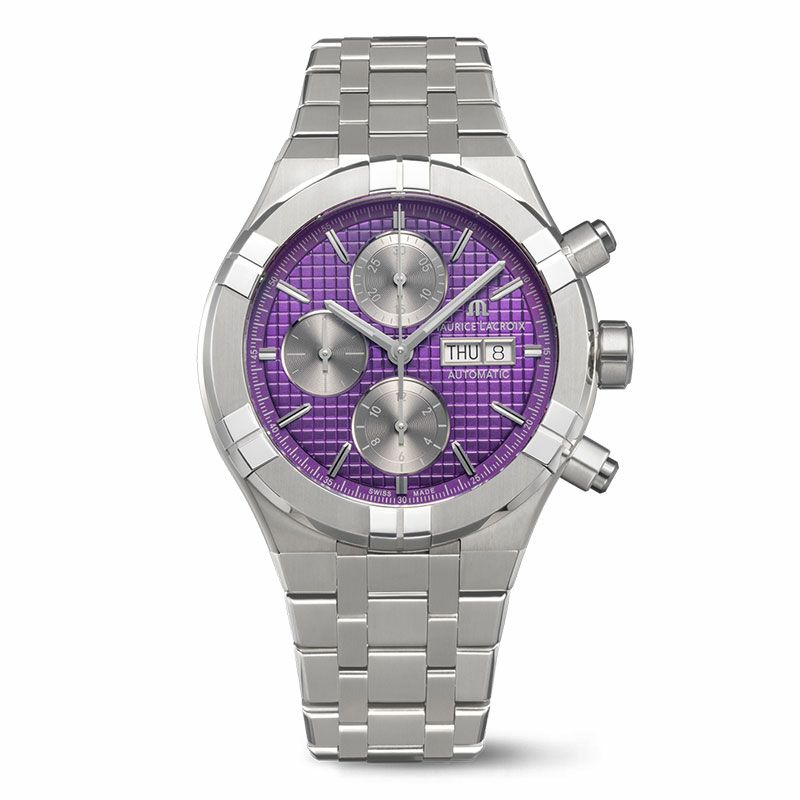 MAURICE LACROIX AIKON AUTOMATIC TITANIUM CHRONOGRAPH <br>モーリス・ラクロア アイコン オートマティック チタニウム クロノグラフ <br>AI6038-TT032-430-1