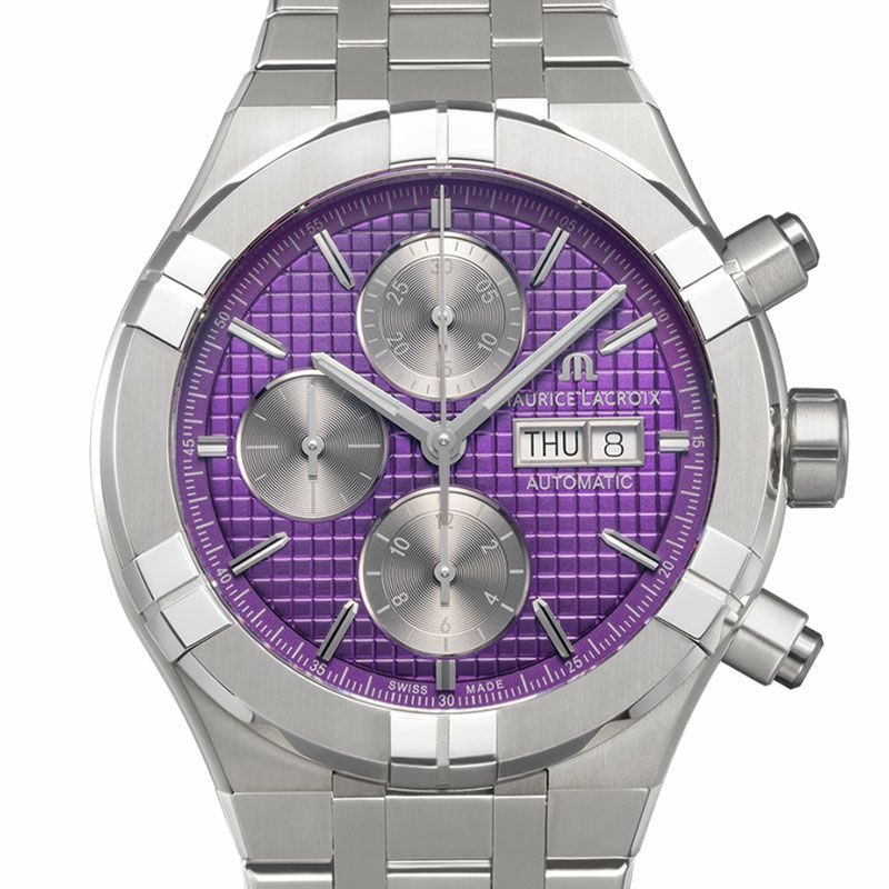 MAURICE LACROIX AIKON AUTOMATIC TITANIUM CHRONOGRAPH <br>モーリス・ラクロア アイコン オートマティック チタニウム クロノグラフ <br>AI6038-TT032-430-1