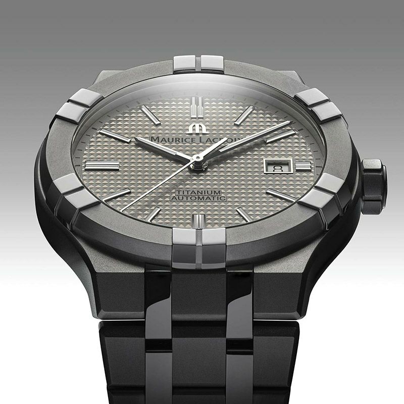 MAURICE LACROIX AIKON AUTOMATIC TITANIUM <br>モーリス・ラクロア アイコン オートマティック チタニウム <br>AI6008-TT032-230-1
