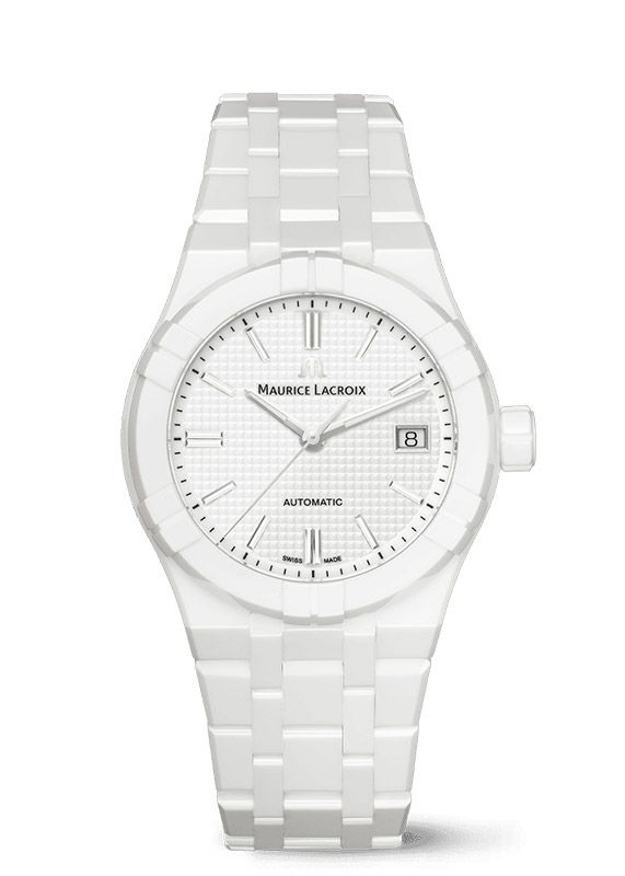 MAURICE LACROIX AIKON AUTOMATIC CERAMIC 39MM <br>モーリス・ラクロア アイコン オートマティック セラミック 39mm <br>AI6007-CRM72-130-7