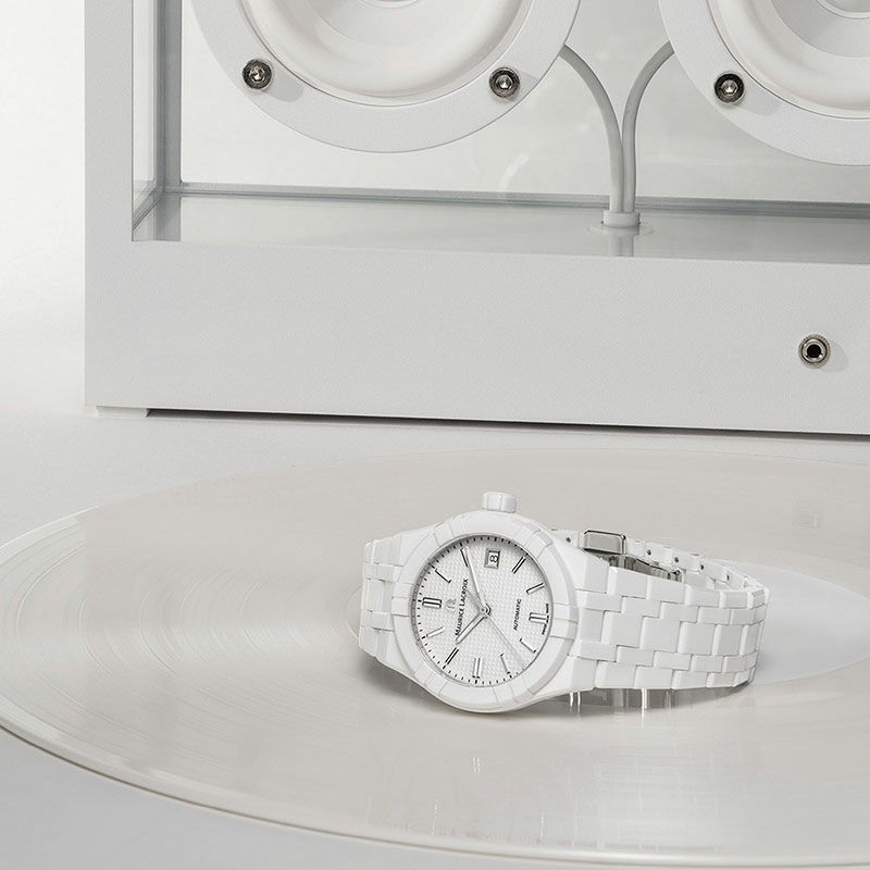 MAURICE LACROIX AIKON AUTOMATIC CERAMIC 39MM <br>モーリス・ラクロア アイコン オートマティック セラミック 39mm <br>AI6007-CRM72-130-7
