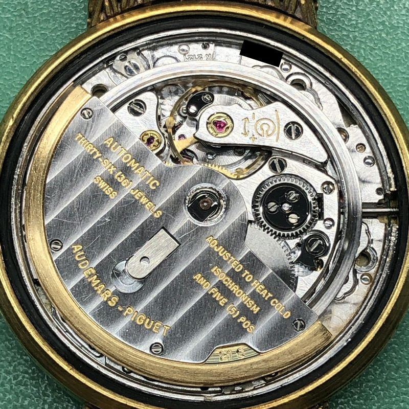 【中古】AUDEMARS PIGUET VINTAGE ROUND AUTOMATIC WATCH TIGER’S-EYE <br>オーデマ・ピゲ ヴィンテージ ラウンド オートマティック ウォッチ タイガーアイダイアル <br>5382BA