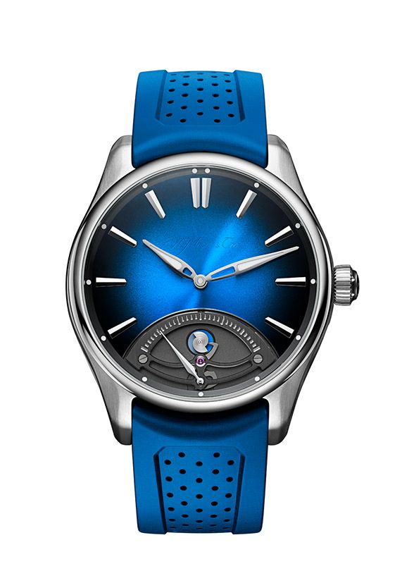 H.Moser ＆ Cie. PIONEER RETROGRADE SECONDS MIDNIGHT BLUE <br>H.モーザー パイオニア・レトログラード セコンド ミッドナイトブルー <br>3250-1200