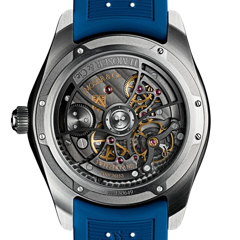 H.Moser ＆ Cie. PIONEER RETROGRADE SECONDS MIDNIGHT BLUE <br>H.モーザー パイオニア・レトログラード セコンド ミッドナイトブルー <br>3250-1200