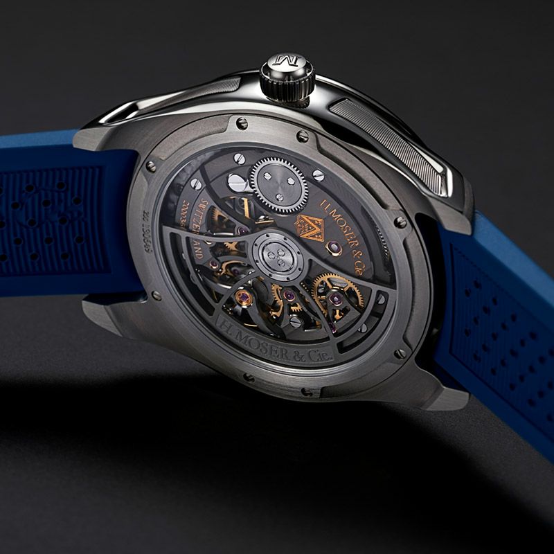 H.Moser ＆ Cie. PIONEER RETROGRADE SECONDS MIDNIGHT BLUE <br>H.モーザー パイオニア・レトログラード セコンド ミッドナイトブルー <br>3250-1200