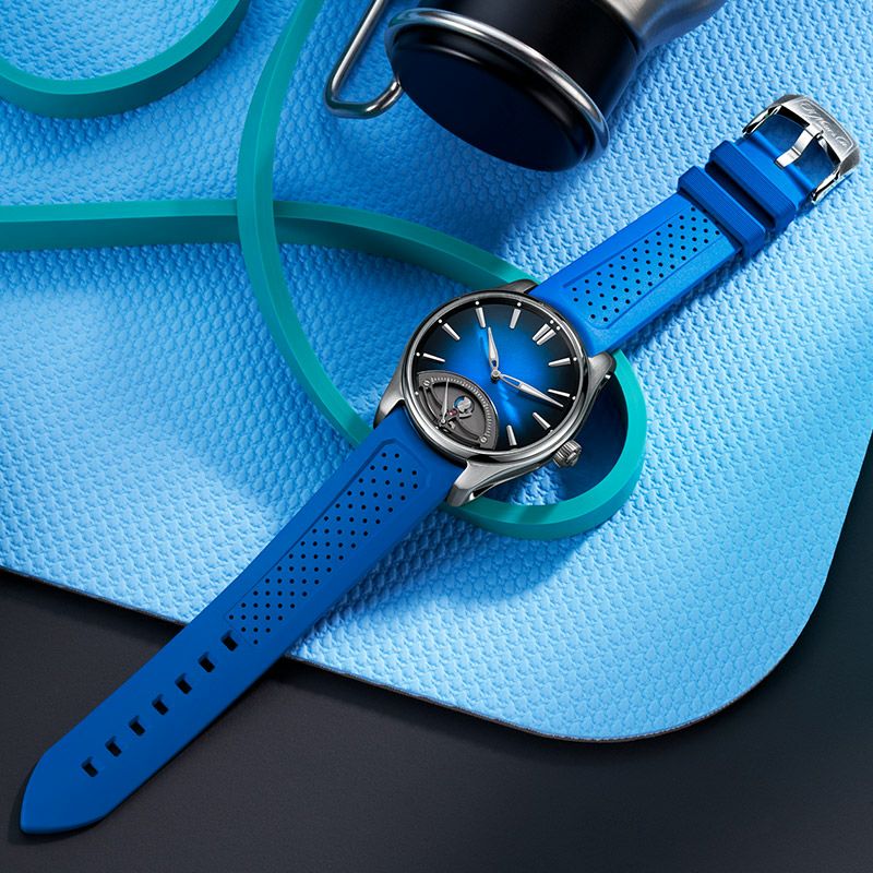 H.Moser ＆ Cie. PIONEER RETROGRADE SECONDS MIDNIGHT BLUE <br>H.モーザー パイオニア・レトログラード セコンド ミッドナイトブルー <br>3250-1200