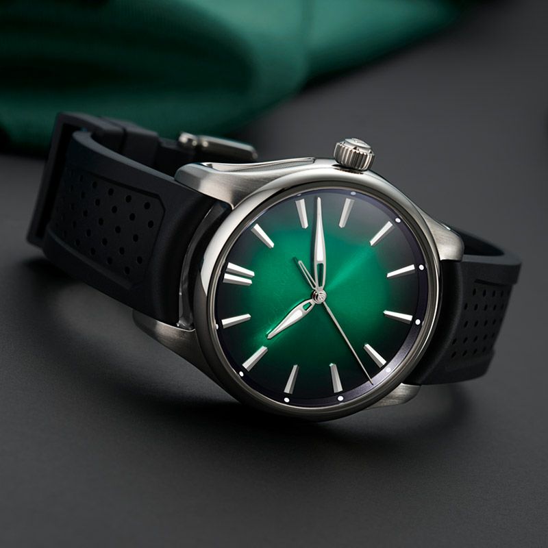 H.Moser ＆ Cie. PIONEER CENTRE SECONDS COSMIC GREEN <br>H.モーザー パイオニア・センターセコンド コズミックグリーン <br>3201-1201
