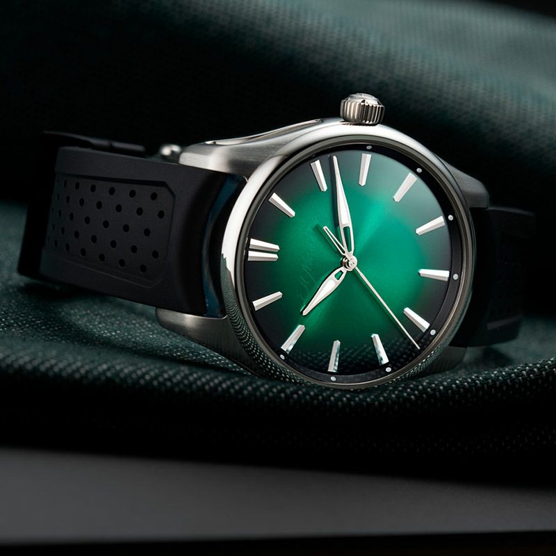 H.Moser ＆ Cie. PIONEER CENTRE SECONDS COSMIC GREEN <br>H.モーザー パイオニア・センターセコンド コズミックグリーン <br>3201-1201