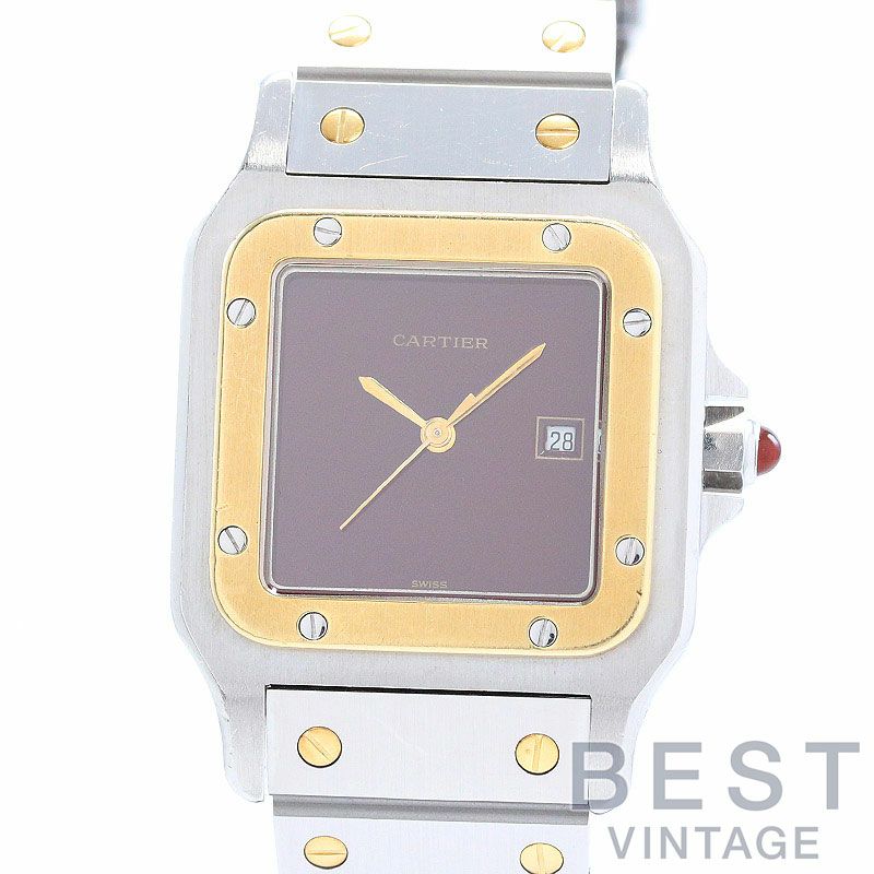中古】CARTIER SANTOS CARREE / SANTOS GALBEE LARGE MODEL カルティエ 