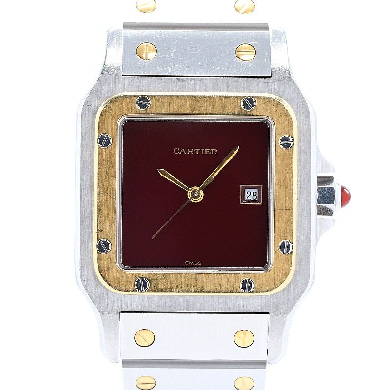 中古】CARTIER SANTOS CARREE / SANTOS GALBEE LARGE MODEL 中古】CARTIER SANTOS CARREE / SANTOS GALBEE LARGE MODEL