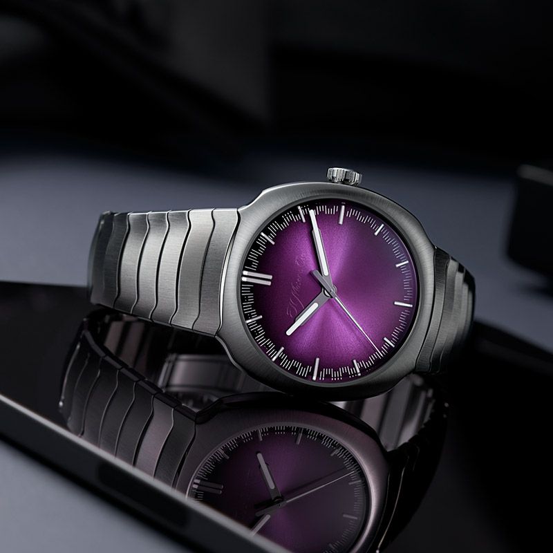 H.Moser ＆ Cie. STREAMLINER CENTRE SECONDS PURPLE HAZE <br>H.モーザー ストリームライナー・センターセコンド パープルヘイズ <br>6201-1201
