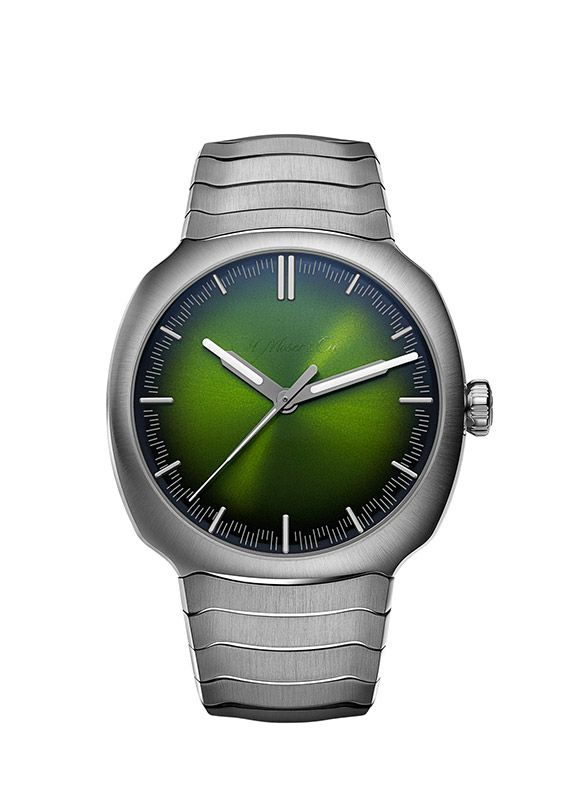 H.Moser ＆ Cie. STREAMLINER CENTRE SECONDS MATRIX GREEN <br>H.モーザー ストリームライナー・センターセコンド マトリックスグリーン <br>6201-1200