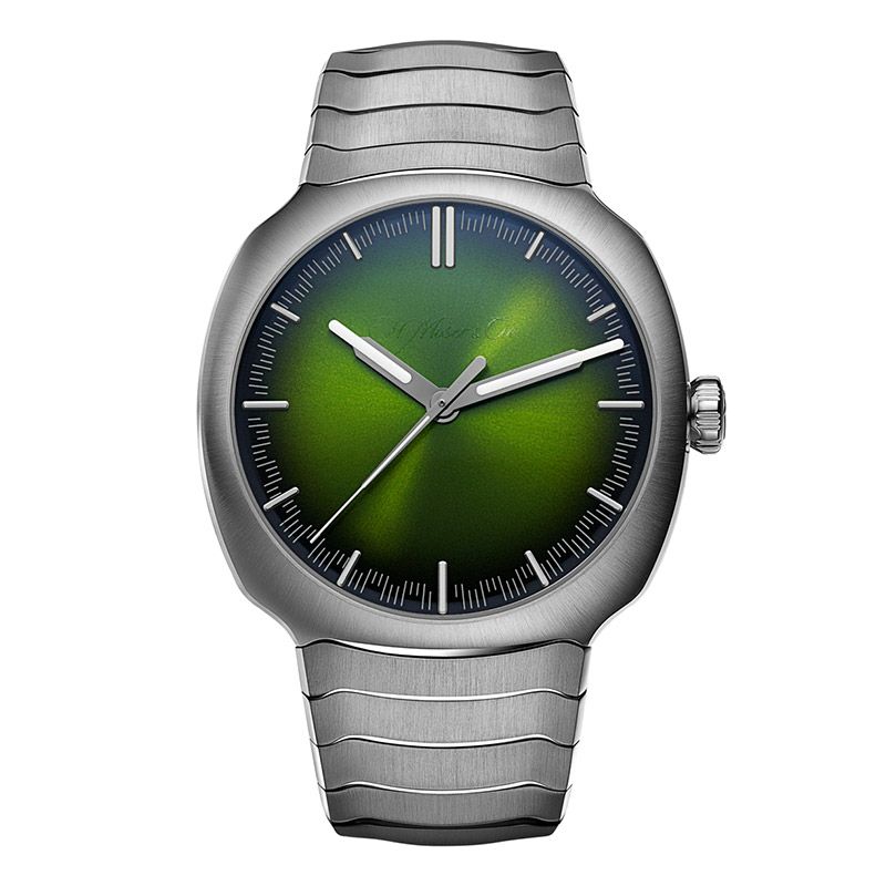 H.Moser ＆ Cie. STREAMLINER CENTRE SECONDS MATRIX GREEN <br>H.モーザー ストリームライナー・センターセコンド マトリックスグリーン <br>6201-1200