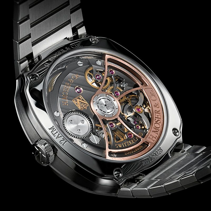 H.Moser ＆ Cie. STREAMLINER CENTRE SECONDS MATRIX GREEN <br>H.モーザー ストリームライナー・センターセコンド マトリックスグリーン <br>6201-1200