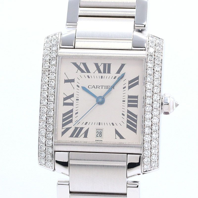 【中古】CARTIER TANK FRANCAISE LARGE MODEL <br>カルティエ タンク フランセーズ LM <br>WE100351