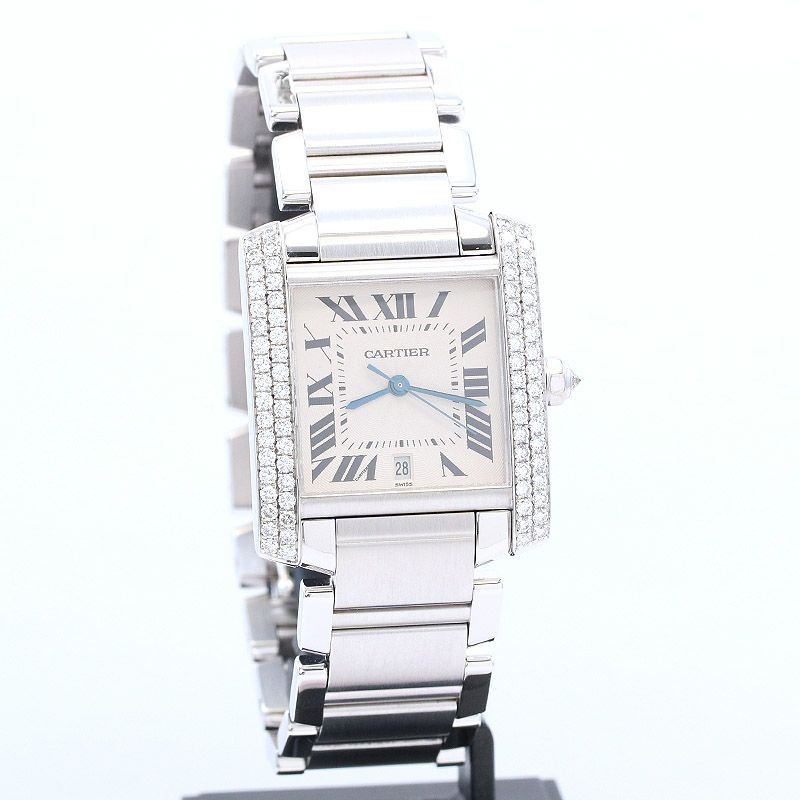 【中古】CARTIER TANK FRANCAISE LARGE MODEL <br>カルティエ タンク フランセーズ LM <br>WE100351