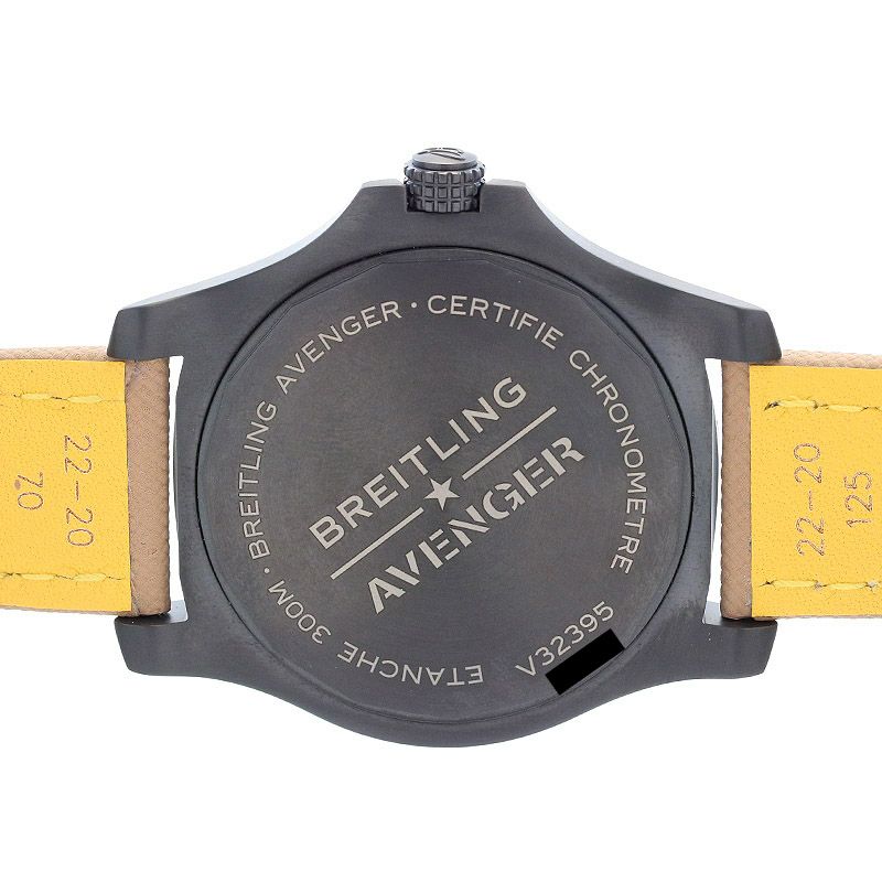 【中古】BREITLING AVENGER AUTOMATIC GMT 45 NIGHT MISSION ブライトリング アベンジャー オートマチック GMT 45 ナイトミッション V32395101B1X2