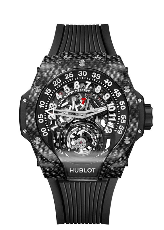 HUBLOT MP-13 TOURBILLON BI-AXIS RETROGRADE BLACK CARBON ウブロ MP-13 トゥールビヨン バイ-アクシス レトログラード ブラックカーボン 913.YT.1170.RX