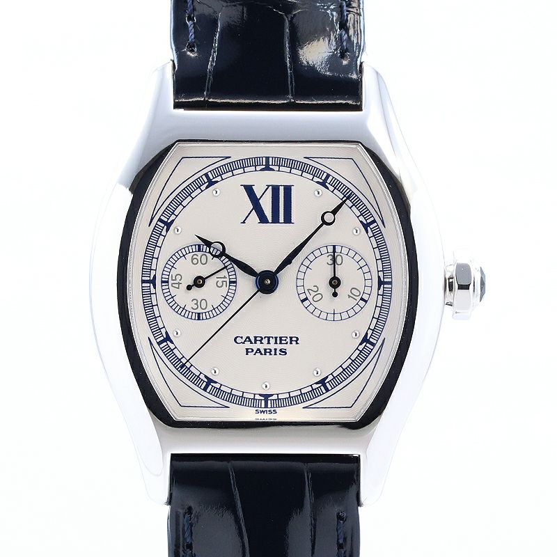 【中古】CARTIER TORTUE MONOPOUSSOIR CHRONOGRAPH LARGE MODEL CPCP カルティエ トーチュ モノプッシャー クロノグラフ LM CPCP W1525851 (2396)