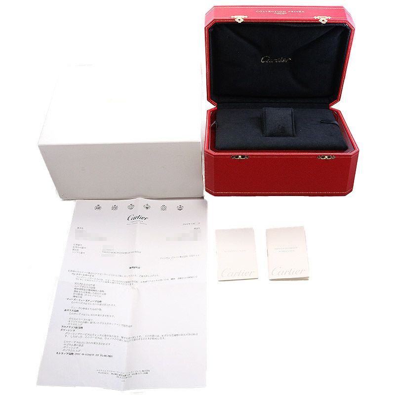 【中古】CARTIER TORTUE MONOPOUSSOIR CHRONOGRAPH LARGE MODEL CPCP カルティエ トーチュ モノプッシャー クロノグラフ LM CPCP W1525851 (2396)