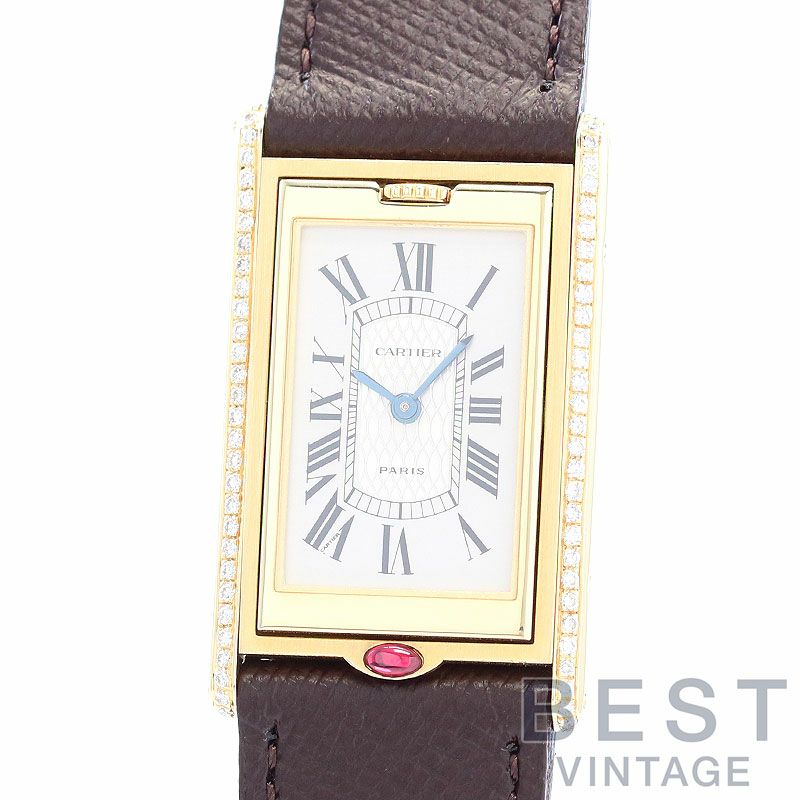 【中古】CARTIER TANK BASCULANTE 150TH ANNIVERSARY LIMITED EDITION カルティエ タンク バスキュラント 150周年記念限定 WA201651