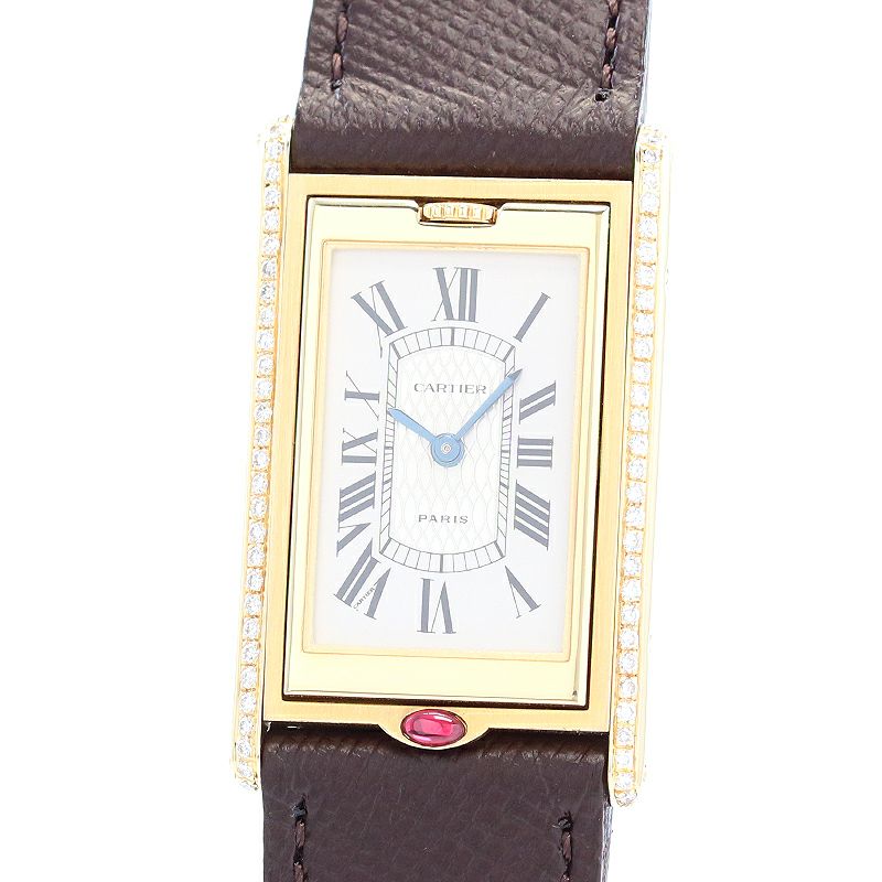 【中古】CARTIER TANK BASCULANTE 150TH ANNIVERSARY LIMITED EDITION カルティエ タンク バスキュラント 150周年記念限定 WA201651